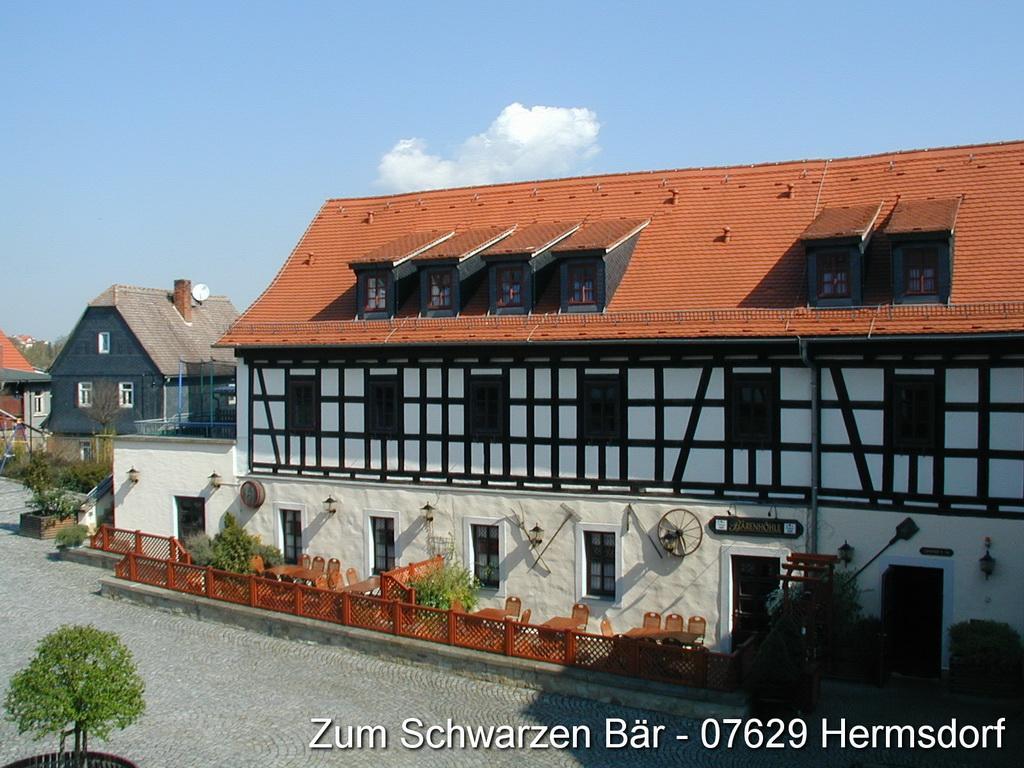Hotel Zum Schwarzen Baer Hermsdorf  Zewnętrze zdjęcie