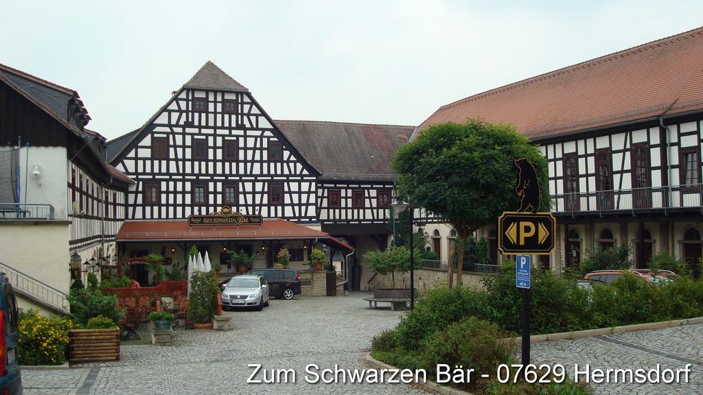 Hotel Zum Schwarzen Baer Hermsdorf  Zewnętrze zdjęcie